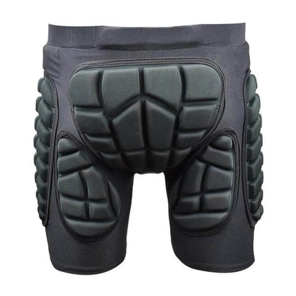 Ghost Racing Hip Protector Pants for Off-Road Motorcycle Riding L-XXXL - black Lycra hip and buttock impact foam protector shorts