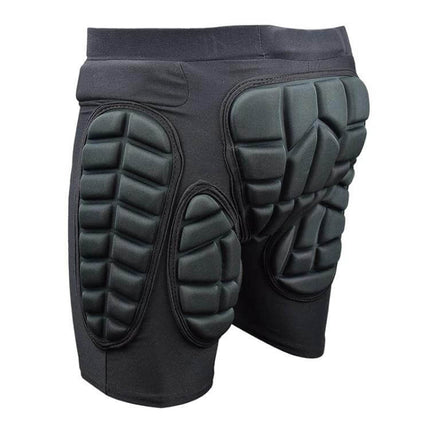 Ghost Racing Hip Protector Pants for Off-Road Motorcycle Riding L-XXXL black Lycra padded hip and buttock protective shorts