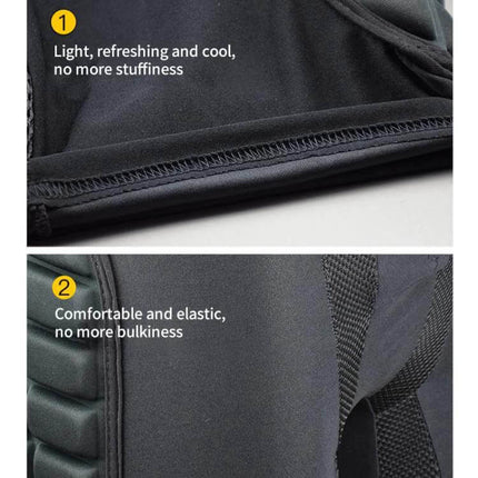 Ghost Racing Hip Protector Pants for Off-Road Motorcycle Riding L-XXXL close-up of breathable Lycra fabric and padded hip protector panels