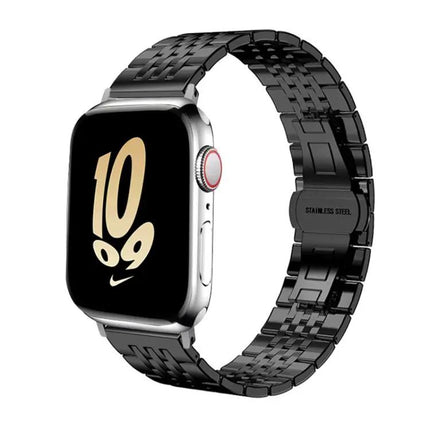 Seven-Bead Stainless Steel Apple Watch Band 38-49mm