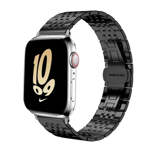 Seven-Bead Stainless Steel Apple Watch Band 38-49mm | Syndmart