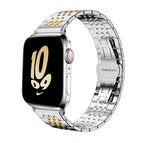 For Apple Watch 38 / 40 / 41 / S10 42mm 20mm / Silver Gold