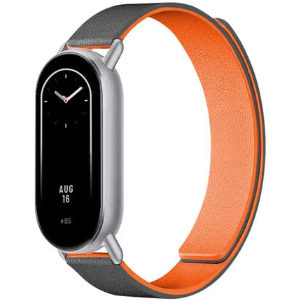 XDFind Magnetic Silicone Watch Band 22mm 14mm Litchi Texture