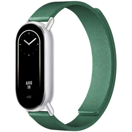 XDFind Magnetic Silicone Watch Band 22mm 14mm Litchi Texture