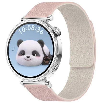 XDFind Magnetic Silicone Watch Band Litchi Texture 18mm 20mm