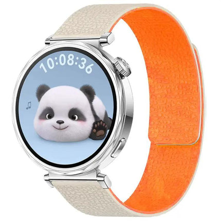 XDFind Magnetic Silicone Watch Band Litchi Texture 18mm 20mm