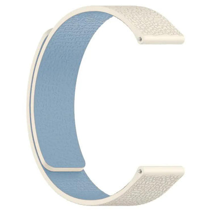 XDFind Magnetic Silicone Watch Band 22mm 14mm Litchi Texture