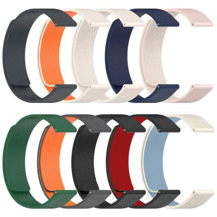 XDFind Magnetic Silicone Watch Band Litchi Texture 18mm 20mm