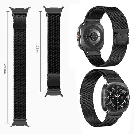 Milanese Stainless Steel Watch Band For Galaxy Watch