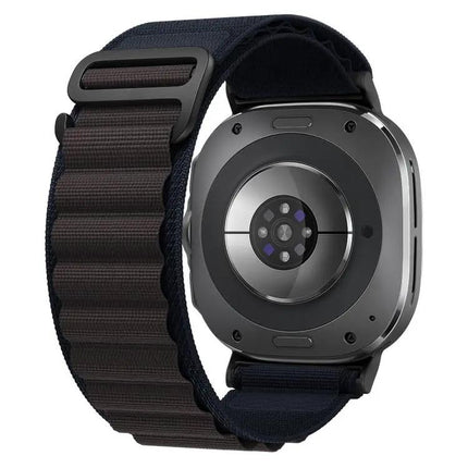 Black Nylon Buckle Loop Watch Band For Galaxy Watch