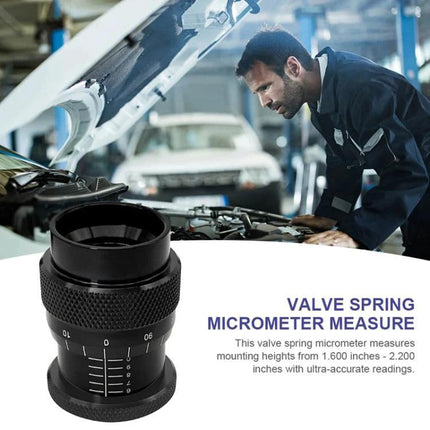 Gauge for Routine Maintenance of Car Engines at Home - carbon steel valve spring micrometer for measuring component heights during DIY oil changes
