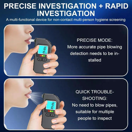 Compact Digital Alcohol Breath Tester for Personal Safety handheld ABS device showing precise and quick breath tests for on-the-go sobriety checks