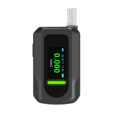 Portable Breath Alcohol Tester for Everyday Personal Use - compact handheld BAC meter with mouthpiece and digital display
