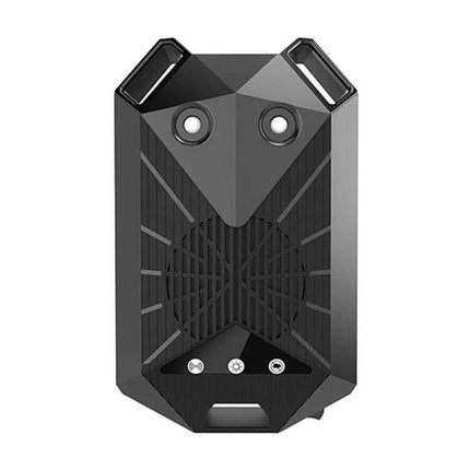 Intelligent Car Ultrasonic Mouse Repeller For Deterring Mice In Cars - compact black ABS ultrasonic car mouse repeller with dual emitters and flashing indicator