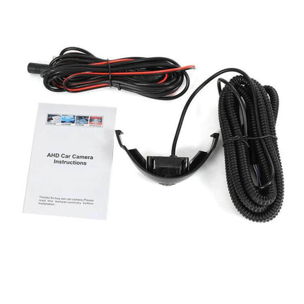 Car Front View Camera for Toyota Lingfang 2020-2023 with wiring harness, mount bracket and installation instructions