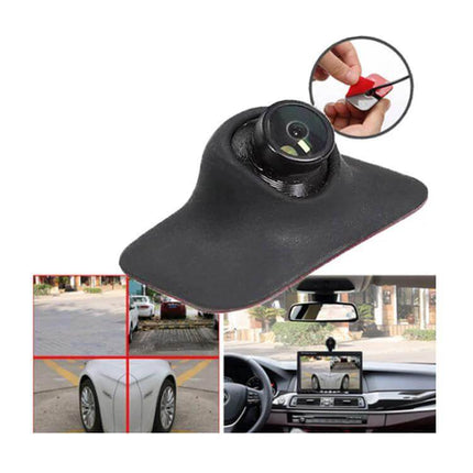 Side View Blind Spot Camera for Safer Vehicle Visibility Monitoring compact 720P PC2052 side-mount camera showing parking and lane-merging views