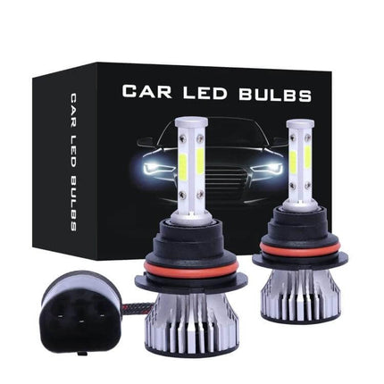 Car LED Headlight And Fog Light For Everyday Driving IP68 - dual LED bulbs with aluminum housing and compact plug-and-play design