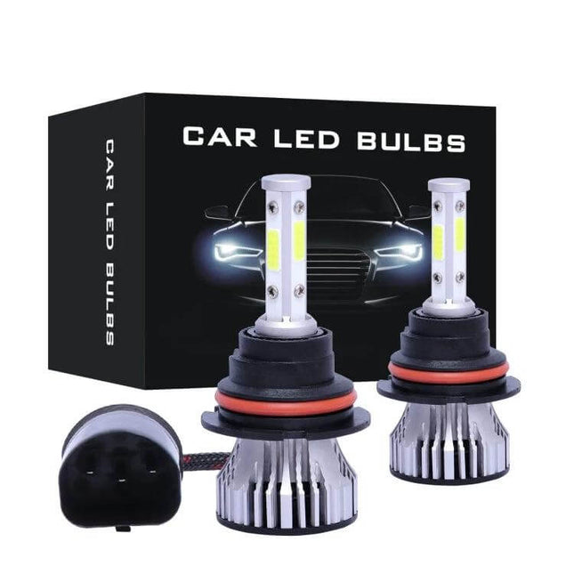 Car LED Headlight And Fog Light For Everyday Driving IP68 - dual LED bulbs with aluminum housing and compact plug-and-play design