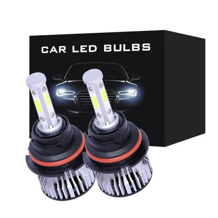 Car LED Headlight And Fog Light For Everyday Driving IP68 - dual LED bulbs with aluminum housing and plug-and-play fit for cars and trucks