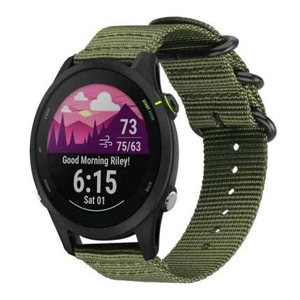 xDfind Nylon Canvas Watch Band Adjustable Length 18-24mm
