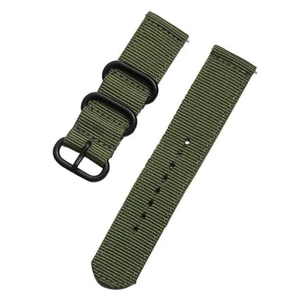 xDfind Nylon Canvas Watch Band Adjustable Length 18-24mm