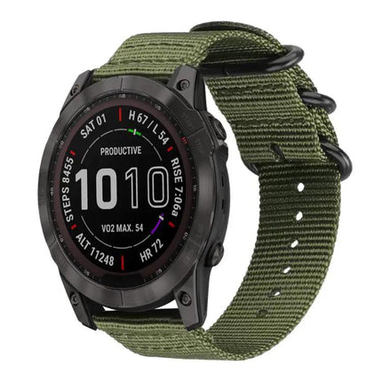 xDfind Nylon Canvas Watch Band Adjustable Length 18-24mm