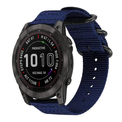 xDfind Nylon Canvas Watch Band Adjustable Length 18-24mm