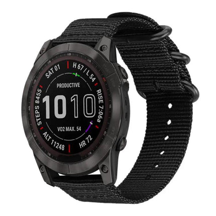 xDfind Nylon Canvas Watch Band Adjustable Length 18-24mm