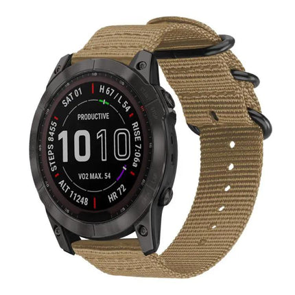 xDfind Nylon Canvas Watch Band Adjustable Length 18-24mm