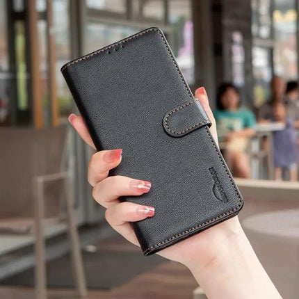 Litchi Texture RFID PU Leather Wallet Case for Galaxy S26