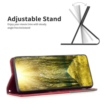 Rhombus Texture Magnetic PU Leather Phone Case Galaxy S26