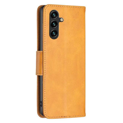 Lambskin PU Leather Flip Case Samsung Galaxy S25 FE 5G