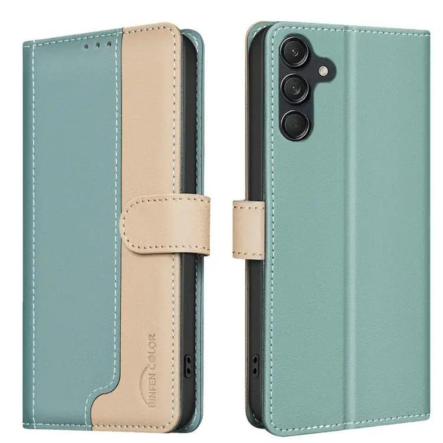 RFID Blocking PU Leather Wallet Case For Samsung S25 FE 5G