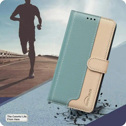 RFID Blocking PU Leather Wallet Case For Samsung S25 FE 5G