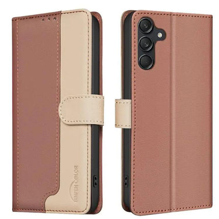 RFID Blocking PU Leather Wallet Case For Samsung S25 FE 5G