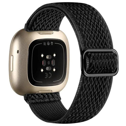 XDFind Wavy Nylon Stretch Band for Fitbit Versa 4/3 Sense2