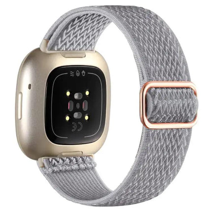 XDFind Wavy Nylon Stretch Band for Fitbit Versa 4/3 Sense2