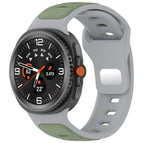 For Galaxy Watch9 / 8 / 8 Classic / Grey Light Green