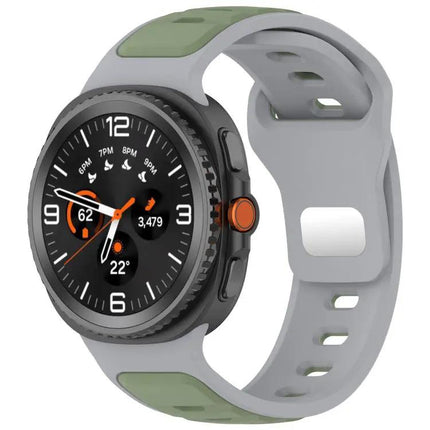 XDfind Dual Color Silicone Band For Galaxy Watch9/8/8