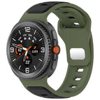 For Galaxy Watch9 / 8 / 8 Classic / Army Green Black