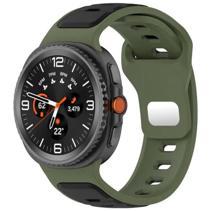XDfind Dual Color Silicone Band For Galaxy Watch9/8/8