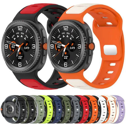 XDfind Dual Color Silicone Band For Galaxy Watch9/8/8