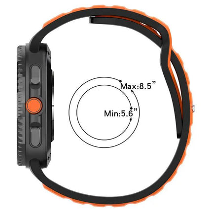 XDfind Dual Color Silicone Band For Galaxy Watch9/8/8