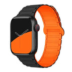 For Apple Watch 42 / 44 / 45 / 46 / 49mm / Black Orange