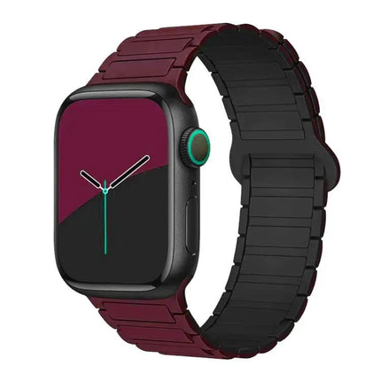 Xdfind Magnetic Three-Bead Silicone Band for Apple Watch