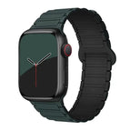 For Apple Watch 42 / 44 / 45 / 46 / 49mm / Dark Green Black