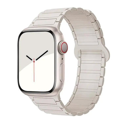 Xdfind Magnetic Three-Bead Silicone Band for Apple Watch