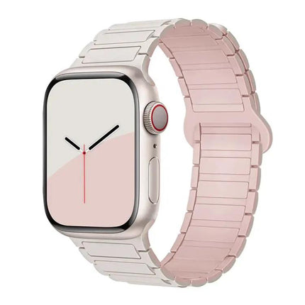 Xdfind Magnetic Three-Bead Silicone Band for Apple Watch