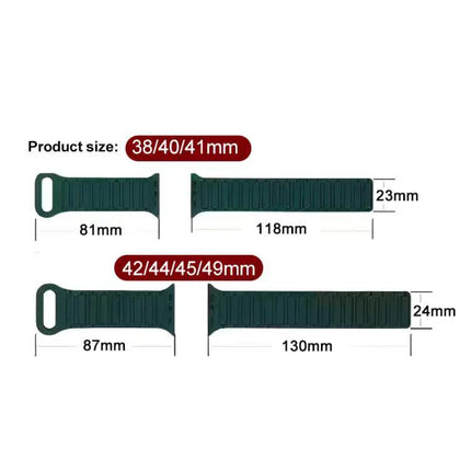 Xdfind Magnetic Three-Bead Silicone Band for Apple Watch