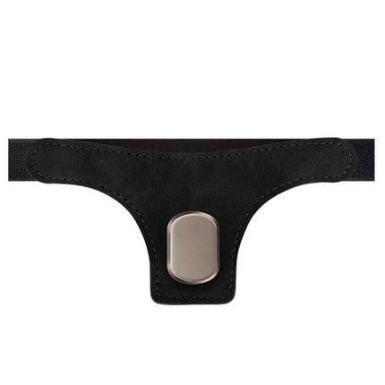 Car Seat Back Hanger Hook For Backseat Storage Organizer shown in black PU with metal hook to hang bags and backpacks, keeps car interior organized